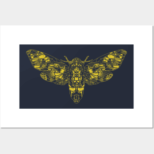 Beautiful Golden Moth Posters and Art